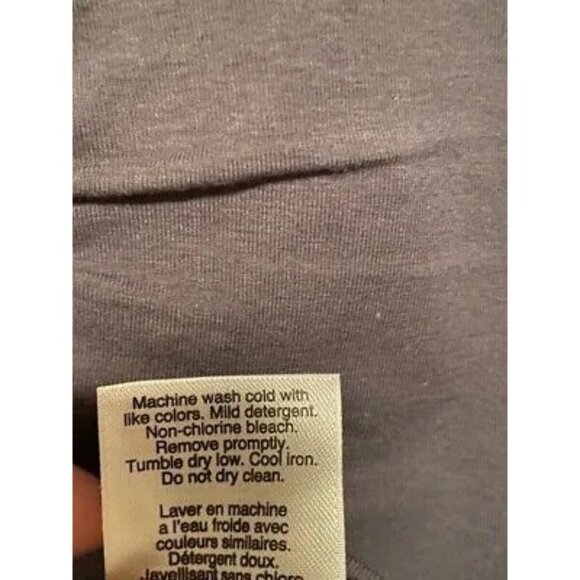 Danskin Women's Activewear Jacket And Pants Gray Stretch Pockets Zip L 12-14 - Picture 6 of 8